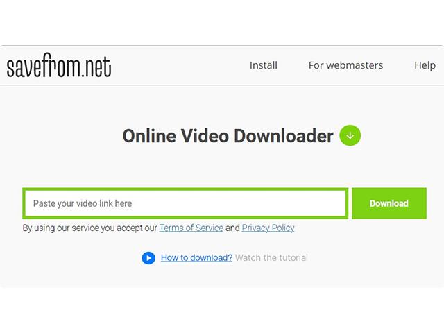 دانلود ویدئو از یوتیوب با سایت savefrom