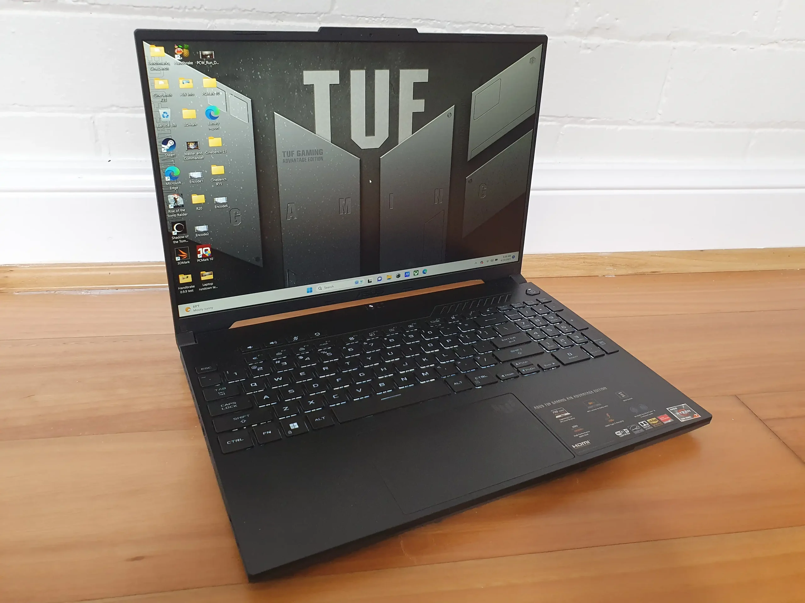 Asus TUF Gaming A16 Advantage Edition بهترین لپ تاپ ادیت ویدیو