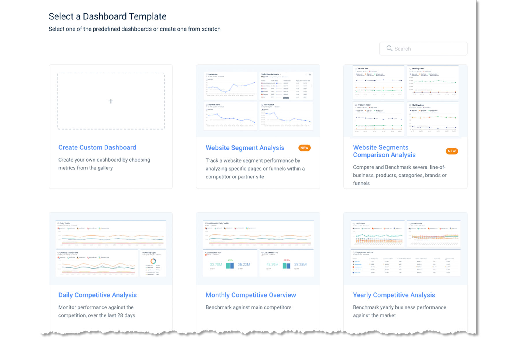 دسته بندی های SimilarWeb