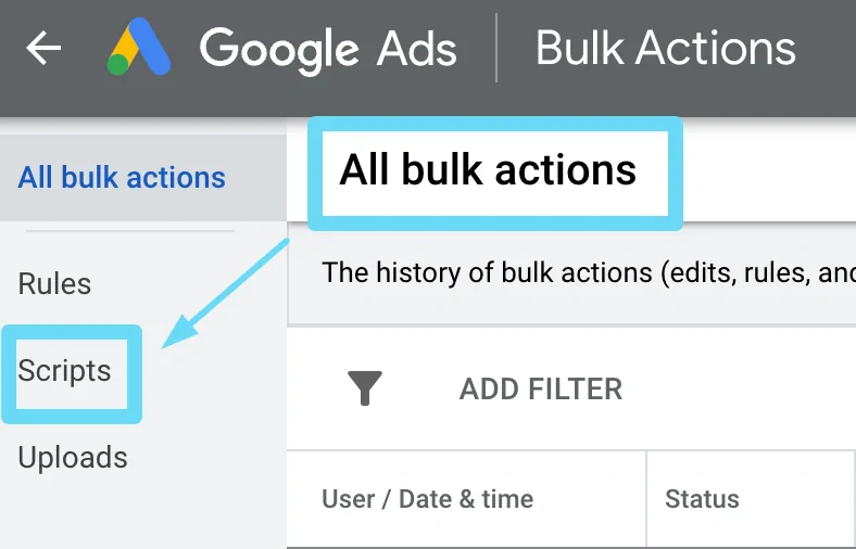تشریح اجزای اسکریپت Google Ads