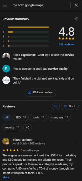 Sample Google Business Profile Review12 - چگونه اکانت گوگل مای بیزینس (Google My Business) بسازید؟
