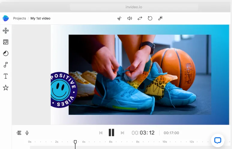 ساخت تیزر تبلیغ با Invideo