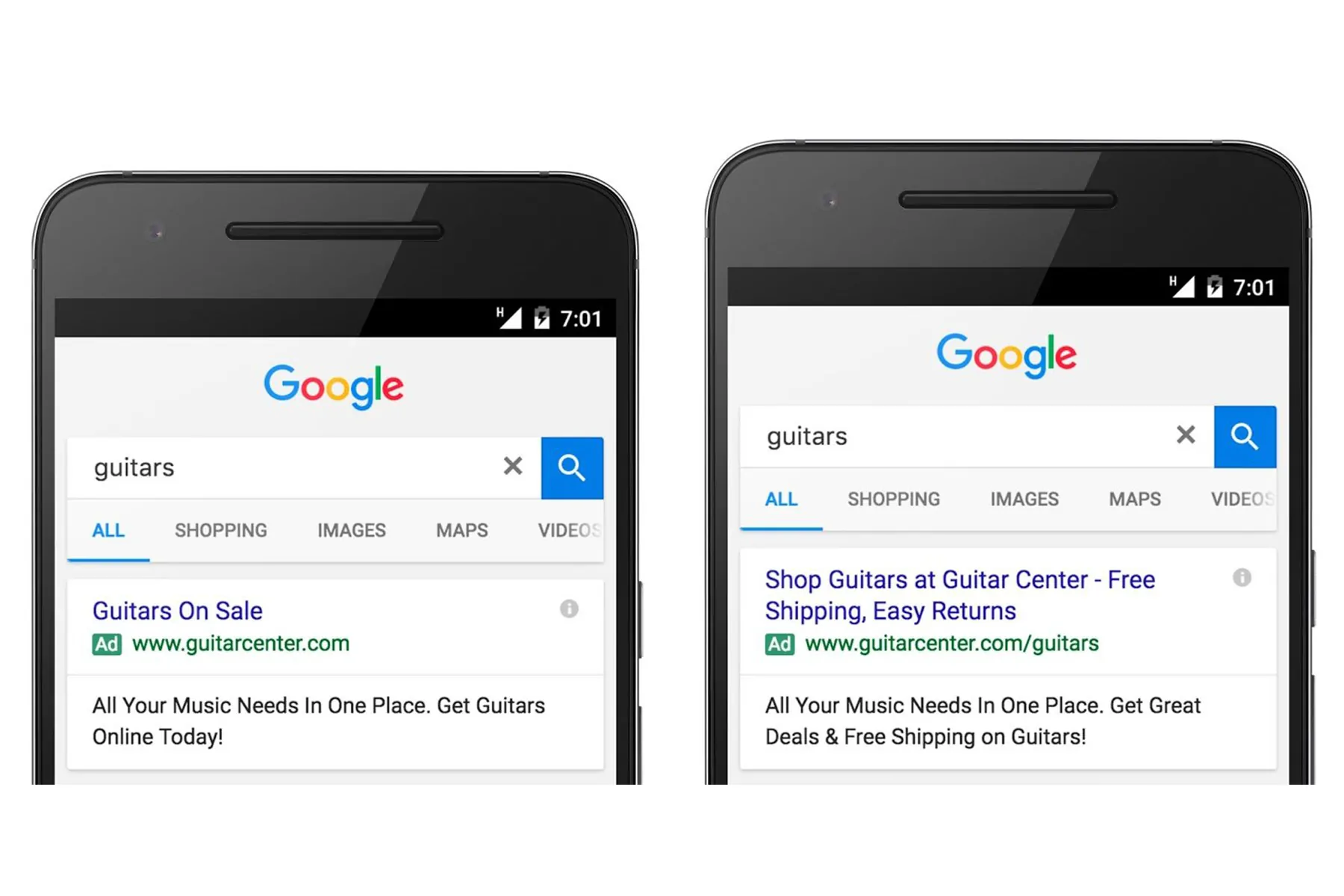 متن تبلیغ در گوگل