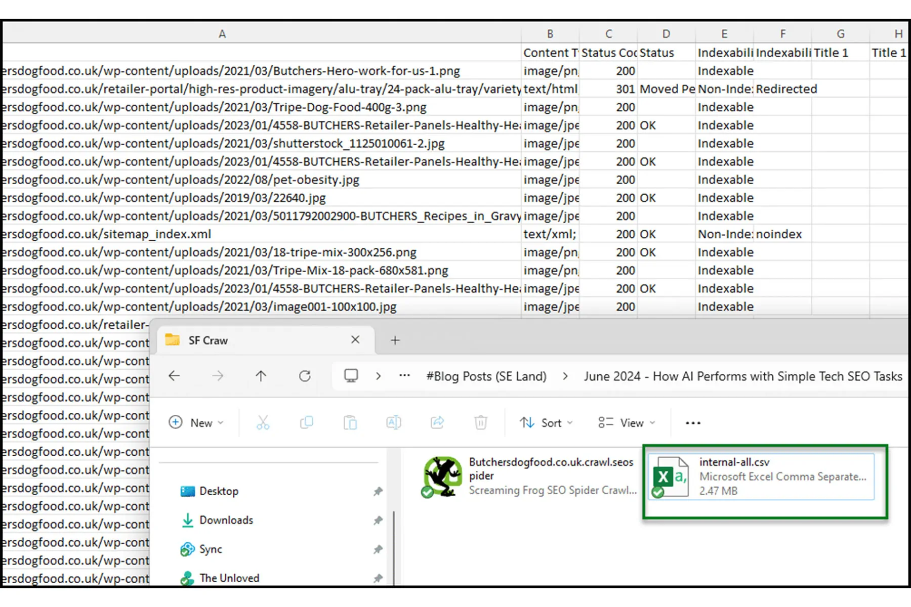 فایل CSV