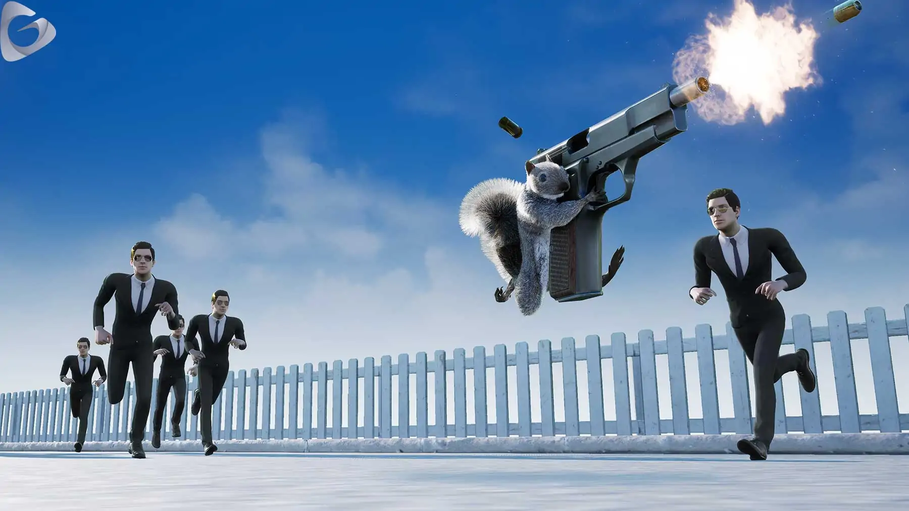 بازی عجیب ولی جالب squirrel with a gun معرفی شد