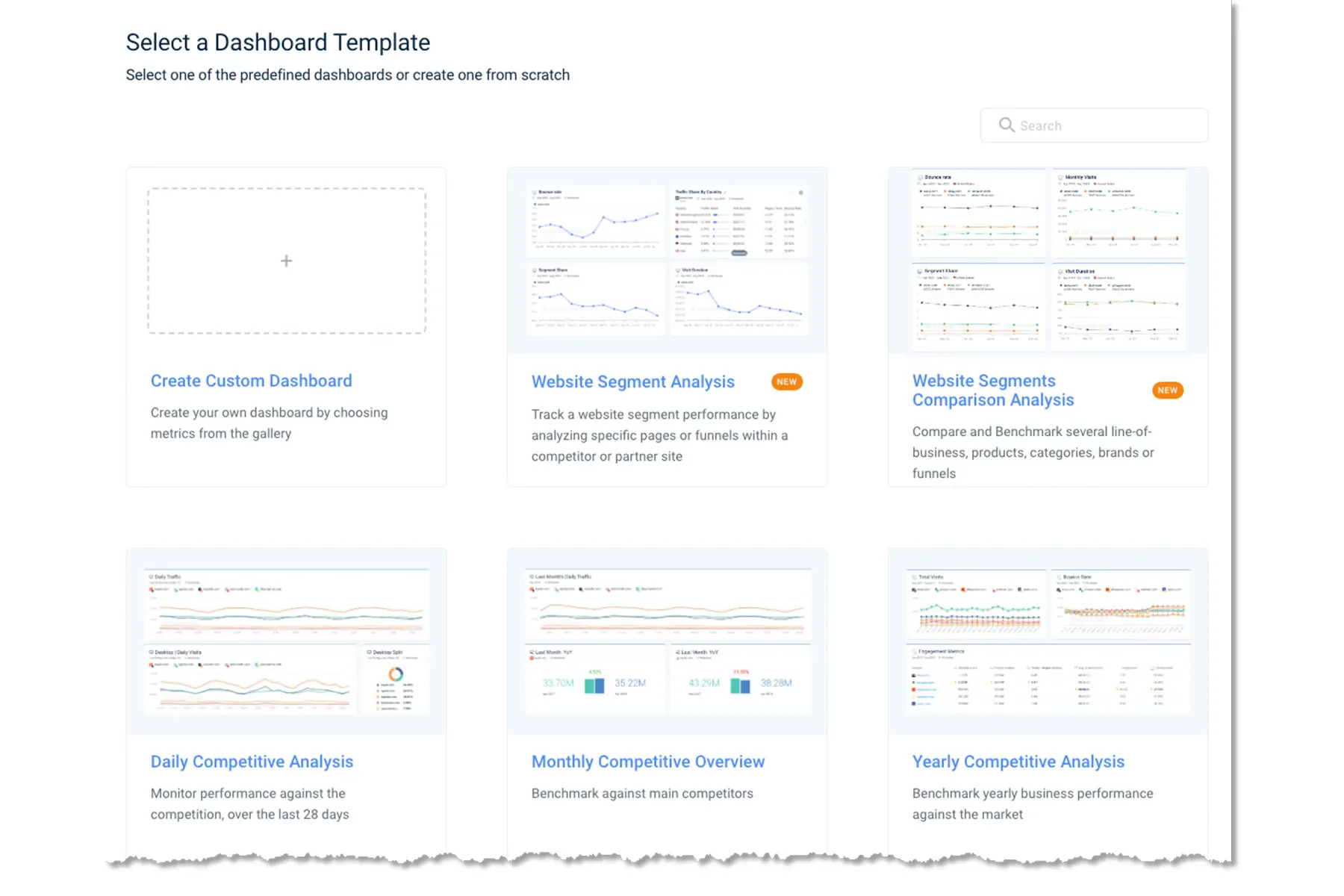 دسته بندی های SimilarWeb