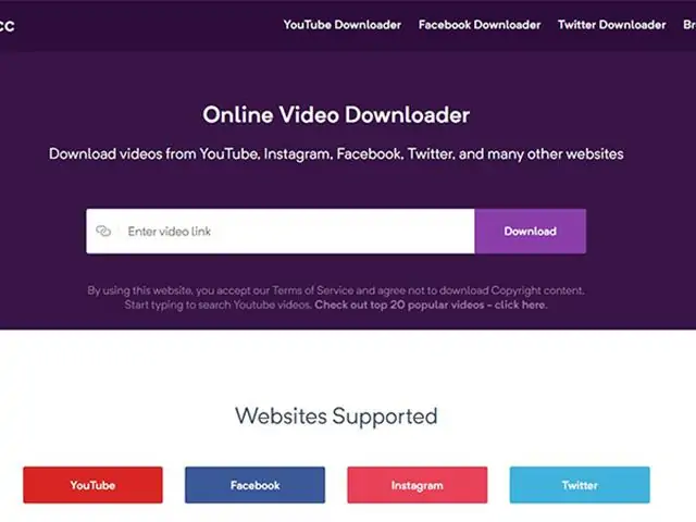سایت دانلود از یوتیوب qdownloader