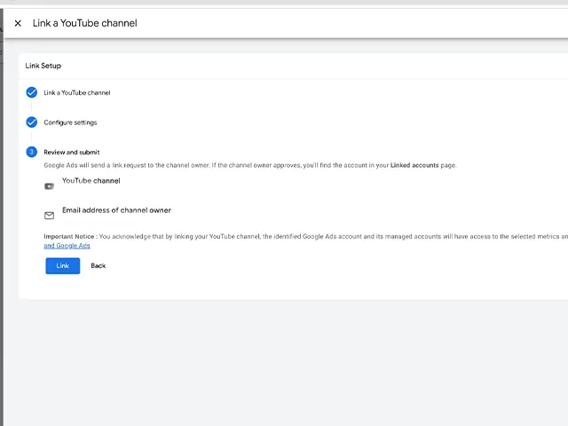 اتصال اکانت گوگل ادز به یوتیوب