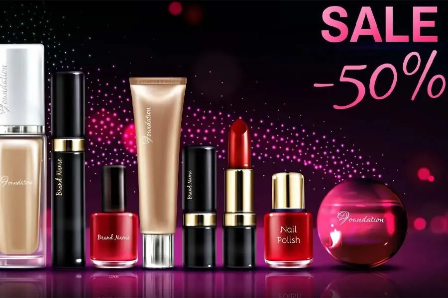 تبلیغات لوازم آرایشی